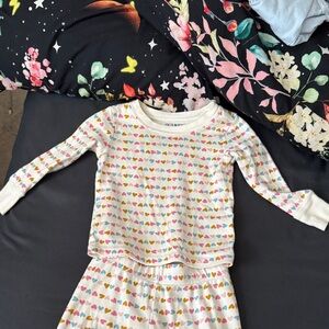 Old Navy Kids Pajamas - Colorful Heart Print